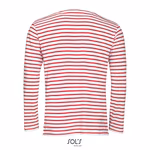 SOL´S T-shirt à manches longues rayé pour hommes Marine, White/Navy S, L01402 – image 4