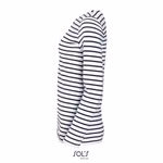SOL´S Gestreiftes Langarmshirt mit Chambray-Details, White/Navy XS, L01403 – Bild 5