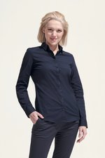 SOL´S Camicia stretch maniche lunghe Blake da donna, White XXL, L01427 – Bild 1