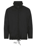 SOL´S Wasserabweisender Windbreaker mit Kapuze – Black