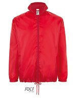 SOL´S Wasserabweisender Windbreaker mit Kapuze, Aqua XS, L01618 – Red
