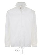 SOL´S Wasserabweisender Windbreaker mit Kapuze, Aqua XS, L01618 – White