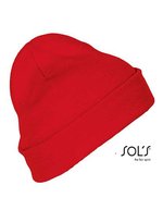 SOL´S Pittsburgh Beanie aus 100% Polyacryl, Black One Size, L01664 – Red