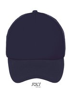 SOL´S Trendige Netz-Cap mit verstellbarem Verschluss, Black One Size, L01668 – Marine francais