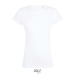 SOL´S T-Shirt Magma, 100% Polyester für Damen, White S, L01705 – Bild 3