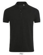 SOL´S Poloshirt Phoenix mit Rippkragen für Herren, White S, L01708 – Bild 2