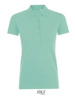 SOL´S Polo Phoenix mit Elasthan für Damen, White S, L01709 – Menthe