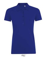 SOL´S Polo Phoenix mit Elasthan für Damen, White S, L01709 – Ultramarine