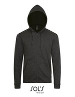 SOL´S Stein-Sweat-Hoodie mit Kängurutaschen, White XS, L01714 – Charcoal Melange