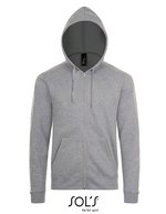 SOL´S Stein-Sweat-Hoodie mit Kängurutaschen, White XS, L01714 – Grey Melange