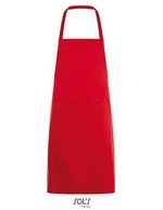 SOL´S Gramercy Schürze mit Vordertasche, Black 80 x 63 cm, L01744 – Red