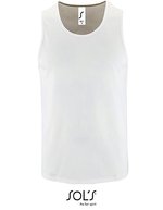 SOL´S Sport Tank Top aus Polyester für Herren, Black L, L02073 – White