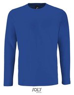 SOL´S Langarm T-Shirt Imperial Baumwolle für Herren, White XS, L02074 – Royal Blue 241