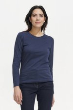 SOL´S Langarm T-Shirt Imperial Baumwolle für Damen, White M, L02075 – Bild 1