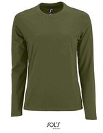 Women´s Long Sleeve T-Shirt Imperial – Dark Khaki