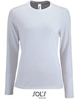 Women´s Long Sleeve T-Shirt Imperial – White