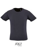 SOL´S T-Shirt Milo aus Bio-Baumwolle für Kinder, Bottle Green 2 Jahre (86/94), L02078 – French Navy