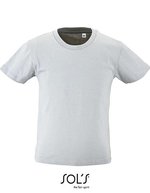 SOL´S T-Shirt Milo aus Bio-Baumwolle für Kinder, Bottle Green 2 Jahre (86/94), L02078 – Pure Grey