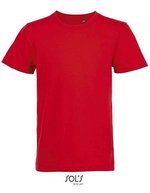 SOL´S T-Shirt Milo aus Bio-Baumwolle für Kinder, Bottle Green 2 Jahre (86/94), L02078 – Red