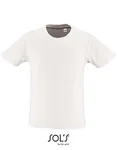 Kids´ Round Neck Short-Sleeve T-Shirt Milo – White