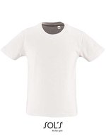SOL´S T-Shirt Milo aus Bio-Baumwolle für Kinder, Bottle Green 2 Jahre (86/94), L02078 – White