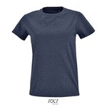 SOL´S Rundhals T-Shirt aus Baumwolle für Damen, Charcoal Melange S, L02080 – Bild 3