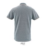 SOL´S Polo Shirt Paname mit Streifen für Herren, Heather Black S, L02081 – Bild 4