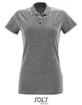 SOL´S Polo chiné Paname pour femmes, Heather Black S, L02082 – image 1