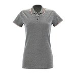 SOL´S Heather Polo Shirt Paname für Damen, Heather Black S, L02082 – Bild 3