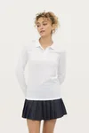 SOL´S Langarm Piqué Poloshirt mit Knopfleiste für Damen, Charcoal Melange S, L02083 – Bild 2