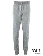 SOL´S Slim Fit Jogginghose mit Kordelzug für Damen, Black XS, L02085 – Gris Melange