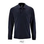 SOL´S Langarm Poloshirt aus Baumwolle für Herren, French Navy XL, L02087 – Bild 3