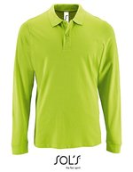 SOL´S Long Sleeve Polo Shirt in Cotton for Men, White XXL, L02087 – Bild 2