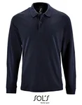 SOL´S Langarm Poloshirt aus Baumwolle für Herren, French Navy XL, L02087 – Bild 1
