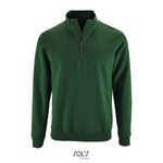 SOL´S Sweatshirt mit Half-Zip Kragen für Herren, Black S, L02088 – Bild 3