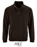 SOL´S Sweatshirt mit Half-Zip Kragen für Herren, Black S, L02088 – Bild 2
