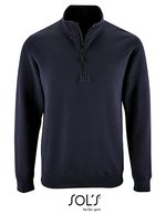 SOL´S Sweatshirt mit Half-Zip Kragen für Herren, Black S, L02088 – French Navy