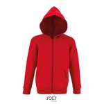 SOL´S Zip Hoodie aus Baumwolle-Polyester für Kinder, Black 6 Jahre (106/116), L02092 – Bild 3