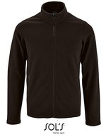 SOL´S Fleecejacke Norman mit Reißverschlusstaschen – Black