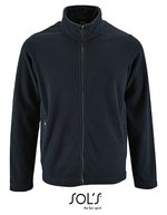 SOL´S Fleecejacke Norman mit Reißverschlusstaschen – Navy
