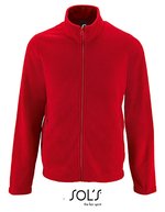 SOL´S Fleecejacke Norman mit Reißverschlusstaschen – Red
