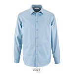 SOL´S Herringbone Hemd Brody, Weiß für Herren, Sky Blue S, L02102 – Bild 3