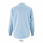 SOL'S Herringbone Shirt Brody, White for Men, Sky Blue S, L02102 – image 4