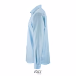 SOL'S Herringbone Shirt Brody, White for Men, Sky Blue S, L02102 – image 5