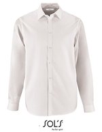 SOL´S Herringbone Hemd Brody, Weiß für Herren, Sky Blue S, L02102 – White