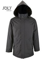 SOL´S Jacke Robyn mit gesteppter Fütterung, Black XS, L02109 – Charcoal Grey (Solid)