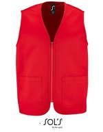 SOL´S Bodywarmer Wallace mit Innentasche, Black XS, L02110 – Rouge