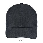 SOL´S Denim Cap Foxy mit Lüftungsösen, Denim Brut One Size, L02115 – Bild 3