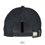 SOL´S Denim Cap Foxy mit Lüftungsösen, Denim Brut One Size, L02115 – Bild 4