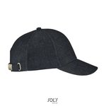SOL´S Denim Cap Foxy mit Lüftungsösen, Denim Brut One Size, L02115 – Bild 5